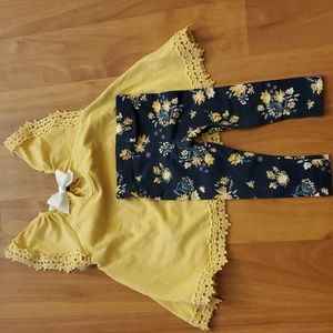 Baby Floral Matching Outfit